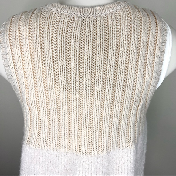 DONATING Versatile GAP vest wool blend sleeveless zipper front warm S stylish - Picture 12 of 14